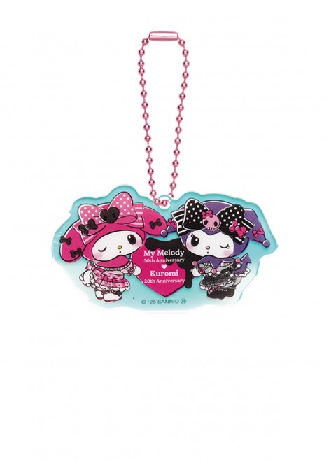 Happy Kuji's My Melody & Kuromi 50th & 20th Anniversaries lottery showcases exclusive figures, totes, and 40cm plush toys featuring limited edition art